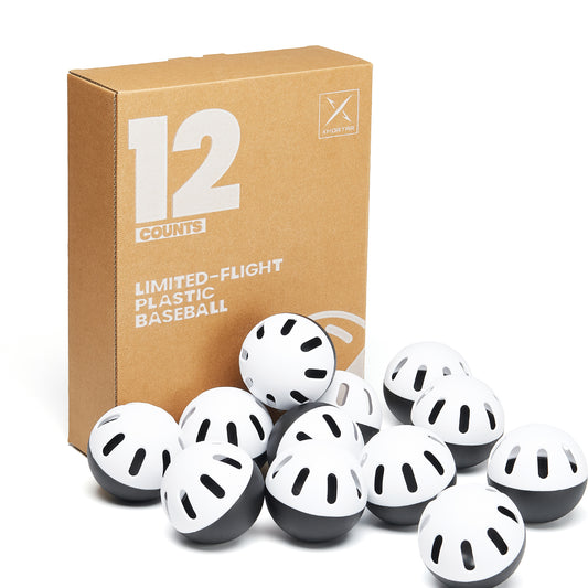 12 Counts Plastic Baseballs