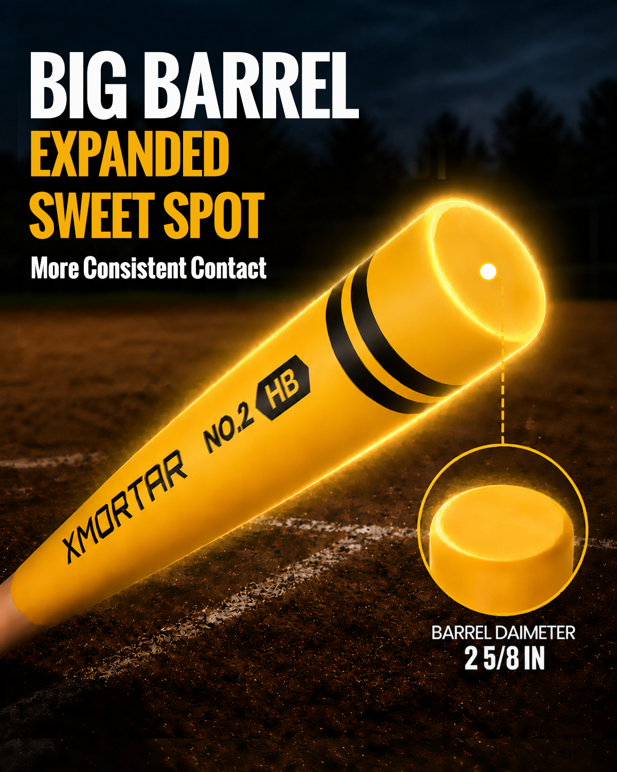 Project-X Plastic Baseball Bat Set - Pencil Design