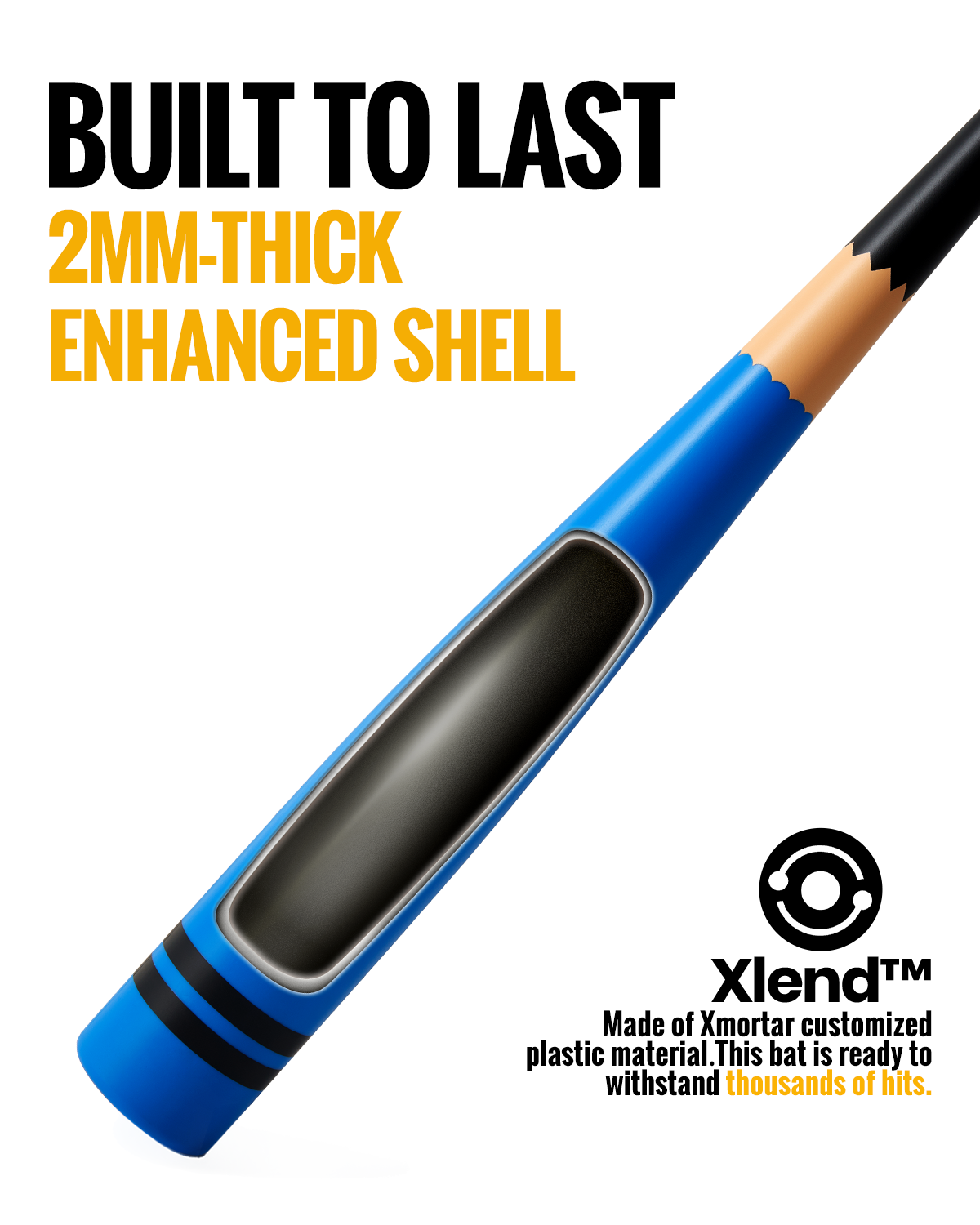 Project-X Plastic Baseball Bat Set - Pencil Design